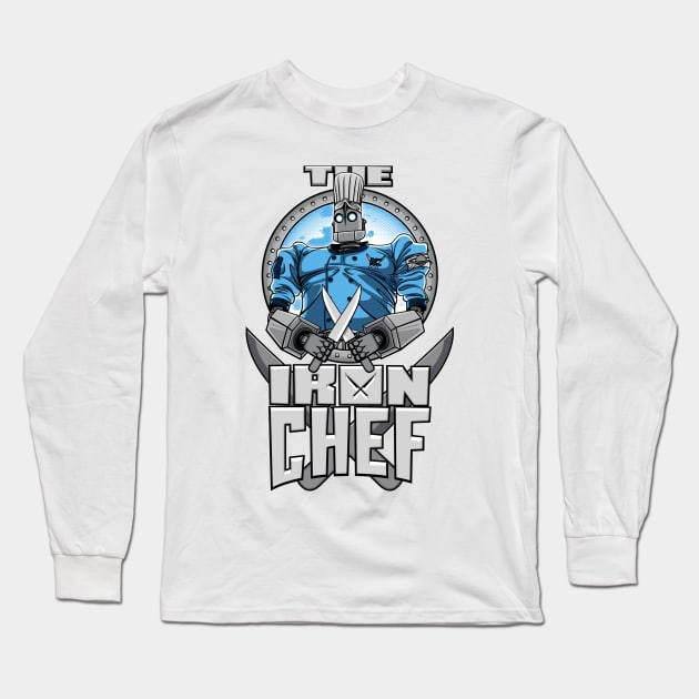 The Iron Chef Long Sleeve T-Shirt by SixEyedMonster